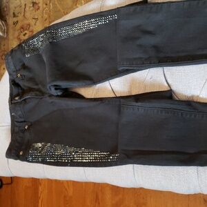 Black  Bebe Studded Women's Jeans